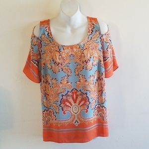 Rose + Olive top Anthropologie